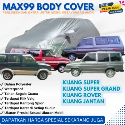 Sarung Mobil Kijang Super Grand Rover Jantan / Selimut Mobil / Car Body Cover Silver Coating - Max99