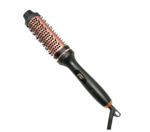 3 in 1 Heating Curling Iron Ceramic Heated Round Brush Electric Hair Straightener Brushs Professional Styling Tool