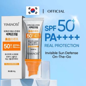 【Hot in Korea】YIMIAOSI All Day Light Sunscreen Cream SPF50 PA++++ Whitening Skincare Sunblock Cream Anti UV Face/Body Cream 50ml