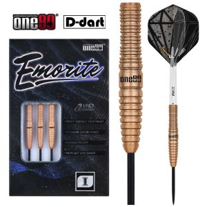 ONE80 STEEL TIP DART - 23G/25G Emorite-01 VHD 90% TUNGSTEN STEEL DARTS (ARROW DART KELULI)
