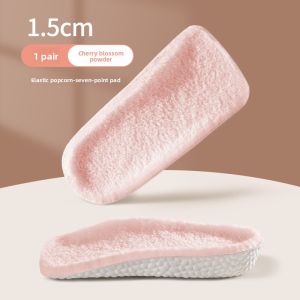 Invisible Insole Height Increase Winter Warm Thick Wool Half Insoles for Men and Women