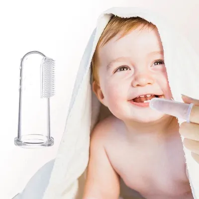 Sikat Lidah Gigi Bayi Finger Tooth Brush Pembersih mulut Silikon Jari Baby Newborn Gusi Silicone Food Grade Lembut Ezzy