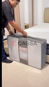 [Free Bed Sheet + Carry Bag] Cassa Zenith Foldable  Synthetic Rebond Foam Thick 3inch Single Mattress