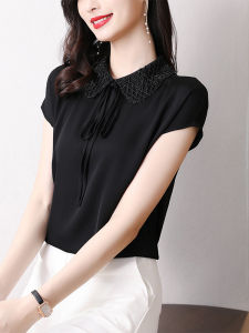 DAIXIANGFEIZI | Slim Flattering Short Sleeve Blouse