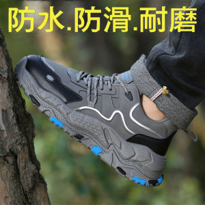 Mens Outdoor Sports Climbing Shoes Anti-Slip Wear-Resistant Work Boots Casual Leisure Footwear for Construction Sites