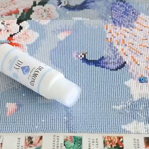 120ml Lem Segel Lukisan Berlian Lem Lukisan Diamond Painting Sealer Permanent Hold Shine Effect Agent