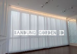 Vitrase  Dalaman Gorden Lebar 3 Meter Hordeng Lapisan Horden Tinggi 230 cm 250 cm 270 cm