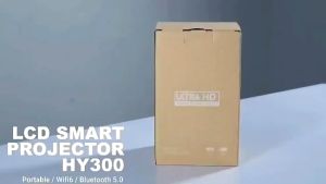 Android Projector mini Proyektor HY300 8000 Lumens Portable HD 1080P Bluetooth1G+8G Android 12.0