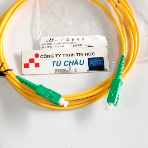 Cáp nhảy quang mạng SC / APC - SC / APC dài 3m (Single mode Optical fiber cable)
