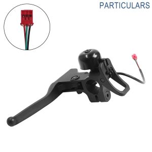 Electric Scooter Handlebar Brake With Bell for Xiaomi 4 Lite 2nd Gen Handle Brake Lever Include Folding Hook Kickscooter Parts