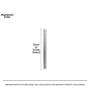 ALEDAN | Stainless Steel Perforated Panel Wall Shelf