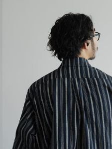 Long Sleeve Pure Cotton Mens Shirt Casual Loose Retro Print Japanese Style Spring Shirt Youth Popular Four Seasons Wear