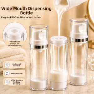 maitian | Wide Mouth Travel Portable Press-Type Vacuum Bottle for Skincare
