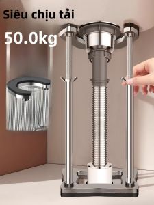 Stainless Steel Kitchen Sink Bracket Support Rod Undermount Basin Fixed Mount Face Washing Vegetable Basin Home Decor Furniture