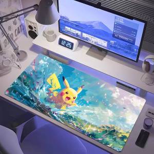 Bandai | Pokemon Gamer Mouse Pad XXL Rubber Keyboard Mousepad Desk Mat With 2MM Lock Edge For Computer
