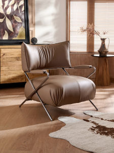 FEISHANGLIJIA | Ghế Sofa Đơn Da Thật Thiết Kế Tối Giản