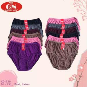 Golden Nick 939 Celana Dalam Wanita Dewasa 3 Pcs / 6 Pcs