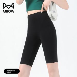 miiow | Summer Thin Fitness Cycling Yoga High Waist Tummy Control Underwear Shorts