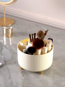 ReTouch 360 Degree Rotating Cosmetics Organizer Bathroom Bedroom Vanity Lazy Susan Countertop Skincare Storage Organizer KC129