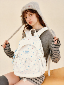 VANWALK | Casual & Commuter Ladies Backpack with Star and Leopard Print Design