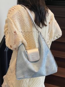 Túi Đeo Vai Nữ Dung Tích Lớn Thời Trang Màu Tương Phản Túi Đeo Chéo Một Vai Túi Đeo Vai Thường Ngày Túi Xách Túi Đựng Đồ Dùng Cho Trẻ Em