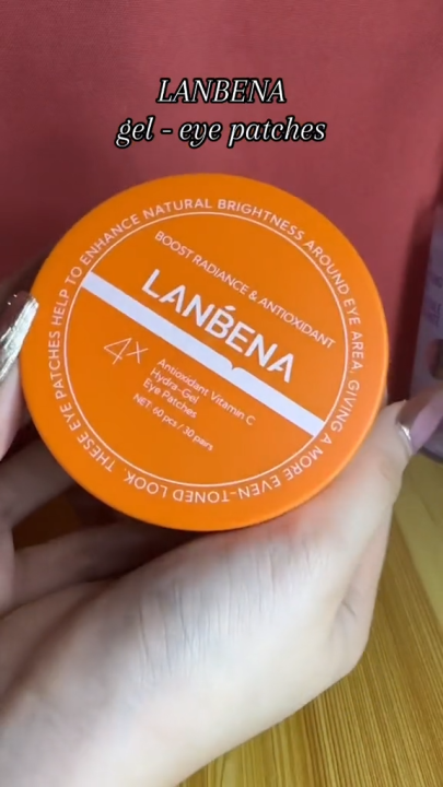 LANBENA Eye Patch Remover Eye Bag Dark Circles Removal Antioxidant Vitamin C Eye Mask Under Eyes Patches Anti-aging Skincare Beauty Eye Patches 60Pcs（BUY 1 TAKE1）