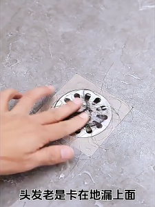 50pcs Disposable Floor Drain Stickers Mesh Covers Anti Clogging Filter For Bathroom Sink