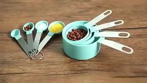 8pcs/10pcs Stainless Steel Measuring Cups Measuring Spoon Flour Spoon Kitchen DIY Baking Cooking Tools Set