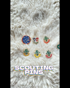 Pin and Pin Holder | Twinkler Star Junior Senior World Investiture | Scouting Uniform Accessories | Theo Clothing