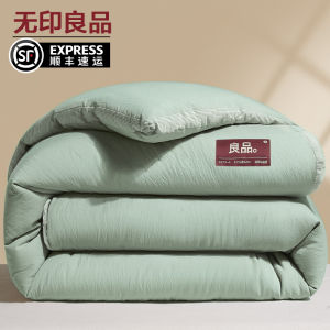 Muji Soy Fiber Air Conditioned Summer Cool Quilt Spring Autumn Core Single Person Four Seasons Universal Cotton Winter Quilt
