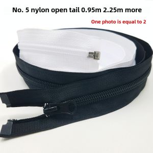 No. 5 Nylon Open-End Zipper Long Zipper 1 M 1.5 M 2 M 2.5 M 0.8 M Clothes and Coat Zipper Long Zip Long Zipper For Dress - Lazada
