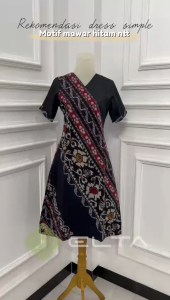 Dress Couple Tenun Motif NTT – Kemeja & Dress Etnik Nusantara Premium