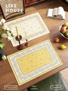 Phụ Kiện Bàn Ăn Bằng Da Romanee Estate Pháp Chống Thấm Nước Chống Dầu Sang Trọng Nhẹ Dùng Cho Phòng Ăn Và Bàn Trà