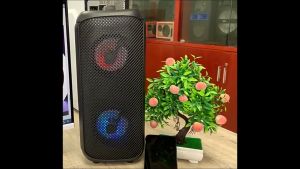 【Dual speakers powerful volume】HJ Karaoke wireless Bluetooth speaker with mic Equipped with charging cable(Bluetooth Audio Speaker ,Karaoke Speaker ,Karaoke Stereo,Dual Bass Bluetooth Speaker,Karaoke Wireless Stereo)