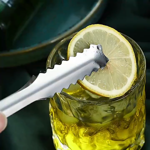 Tong Ice Clip Food Clip Stainless Steel Ice Tong Lightweight Kitchen Serving Tongs Sugar Ice Cube Food Tong Keimav