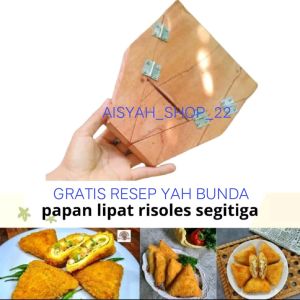Papan lipat risoles segitiga alat membuat risol cetakan risoles