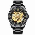 FNGEEN 8866 Mekanik Otomatis Jam Tangan Pria Luxury Stainless Steel Original Anti Air Automatic Watch + Kotak Gratis. 