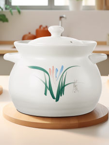 Nồi Đất Sét Tráng Men Chịu Nhiệt Độ Cao Dùng Để Nấu Súp Nồi Nấu Chậm Bằng Gốm Sứ Kiểu Trung Quốc Dùng Cho Bếp Gas Thương Mại Và Gia Đình