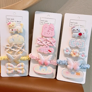 Kep Rambut Ikat Rambut Jepit Rambut Anak Klip Lucu Sweet New Style Cute Hair Clip Hair Ties