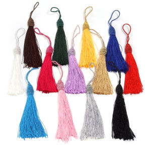 10Pcs Tassel Screw Cap Screw Ball Head Hanging Whiskers Thread Tassel Chinese Knot Decoration DIY Accessories