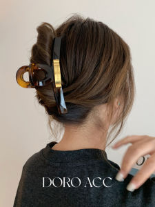 Large Size Shark Hair Clip Fashionable Korean Style Hair Accessories for Women Commuting Middle Long Hair Styling Tool