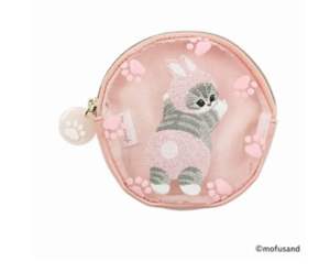 ❤️❤️Mofusand Circle Coin Case Flocky ( Rabbit Meow )❤️❤️