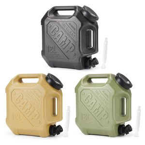 Camping Water Dispenser 12L with Spigot Heavy Duty Large Capacity Water Tank for Car and Outdoor Adventures