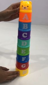 Mainan Anak Stacking Cup / Mainan Susun Gelas Warna Warni Toys / Mainan Edukasi Anak
