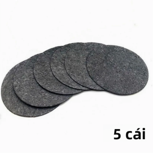 Bông Rửa Mặt Nén Màu Đen 6cm Bông Mỹ Phẩm Để Tạo Bọt Làm Sạch - Bộ 5/10/20/50 CÁI Dành Cho Mặt Và Cơ Thể