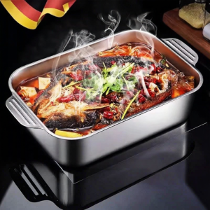 Multi-use Stainless Steel Baking Dish Deep