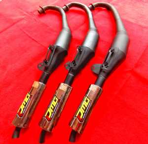 KNALPOT SUZUKI SATRIA 2TAK HIU/LUMBA STANDAR RACING SUARA SUPER GARING