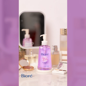 Biore Cleansing Oil Makeup Remover 150ml Non-comedogenic Oil Cleanser Removes Waterproof Makeup