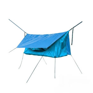 Suspended Mosquito Net Hammock Fast Pitch Flat Bed Double Layer Buffer Large Space for Outdoor Travel Camping