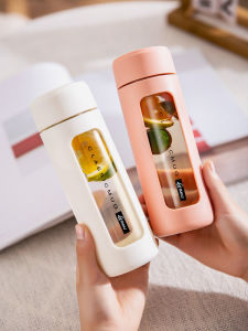 Portable High-Velocity Glass Cup for Office Use Female Tea Brewing Resistant to High Temperatures And Falls Large Capacity